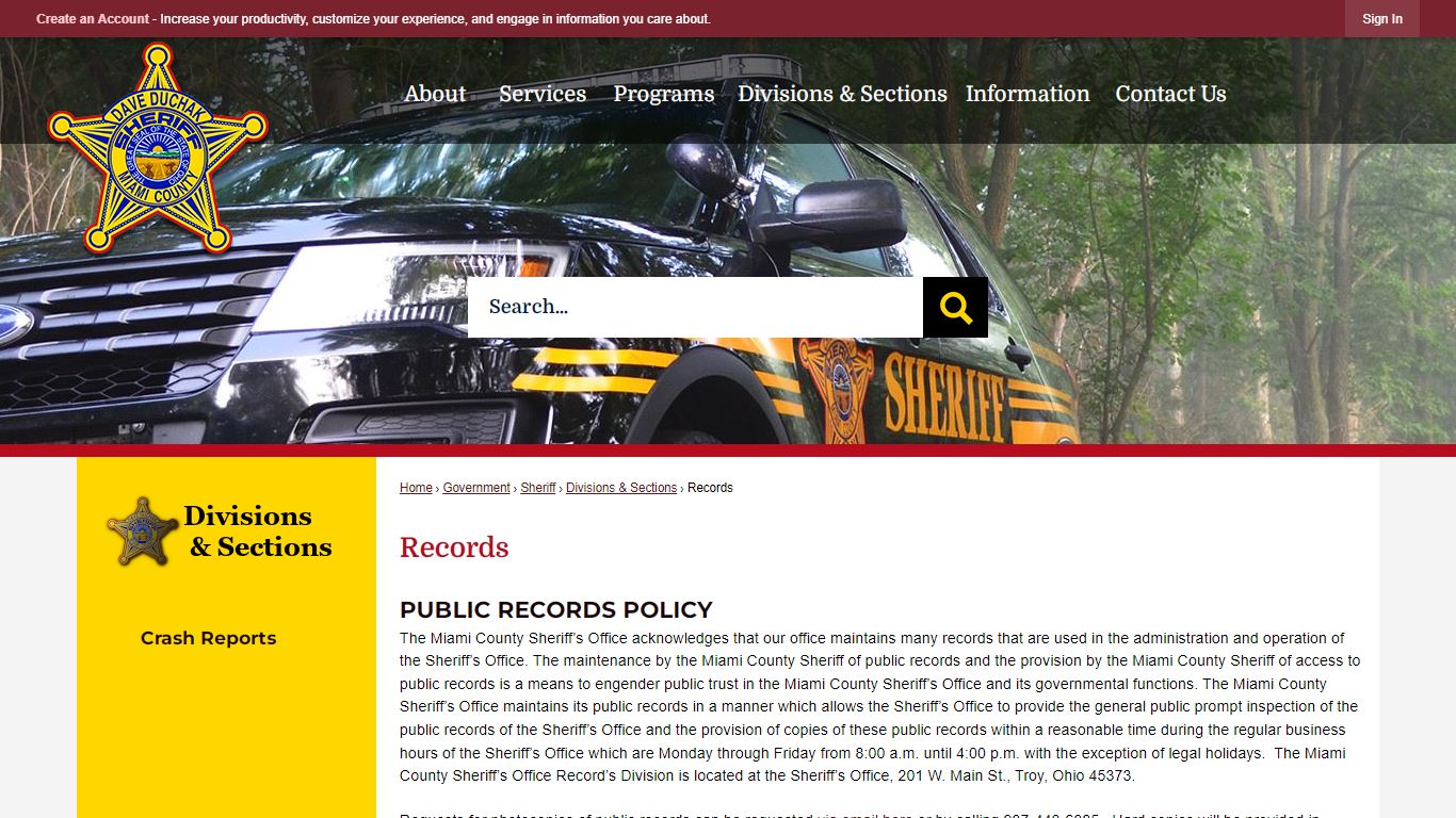 Records | Miami County, OH - Official Website